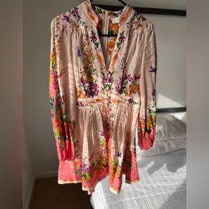 Zimmermann Linen Tropicana Mini Dress